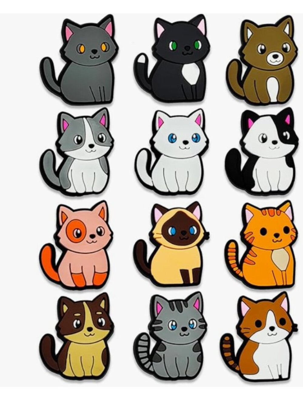 Cat Shoe Charms 12pcs